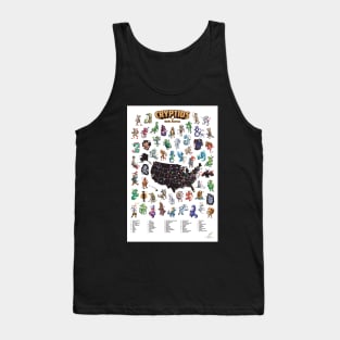 Cryptids of North America Tank Top